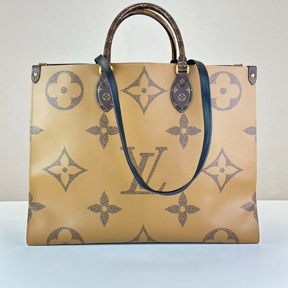 Louis Vuitton Monogram Canvas On The Go GM Shoulder Bag Tote - Picture 3 of 8